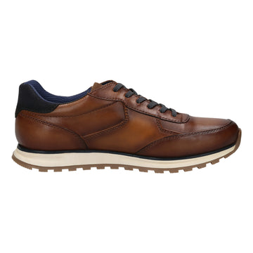 Mens Bugatti A021P Cognac Trainers - Cognac
