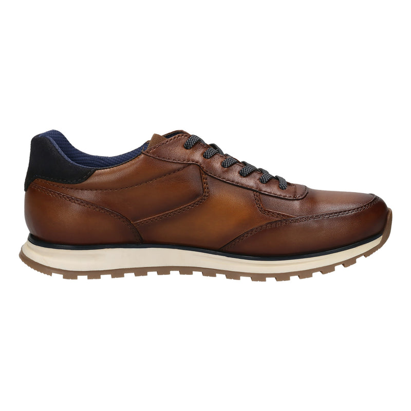 Mens Bugatti A021P Cognac Trainers - Cognac