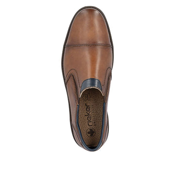 Mens Rieker 13950 Almond Casual Slip-On Shoe - Almond