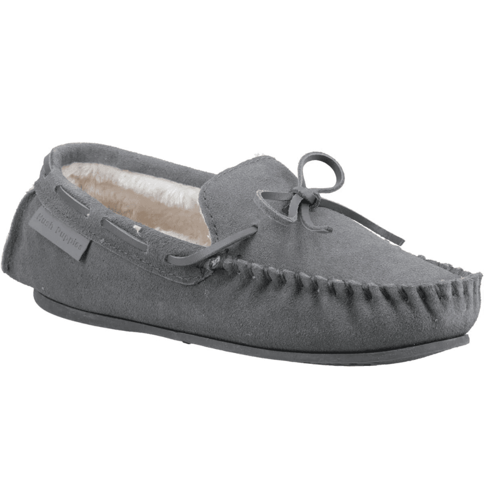 Womens Hush Puppies Allie Faux Fur Moccasin Slippers