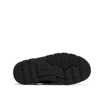 Girls Clarks Lorcam Hope Kid Black School Shoes - Black
