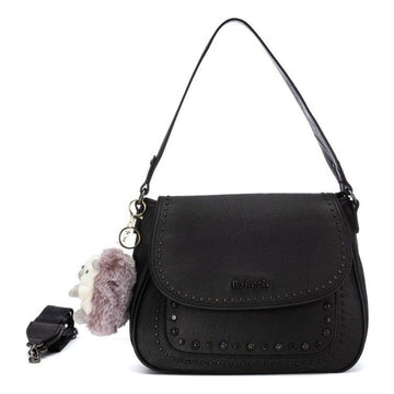 Womens Refresh 183440 Flap Over Shoulder Bag - Black