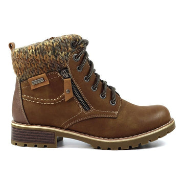 Womens Lunar Millie Waterproof Ankle Boots - Tan