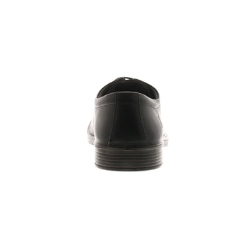 Boys Hush Puppies Neal Black School Shoes - Black