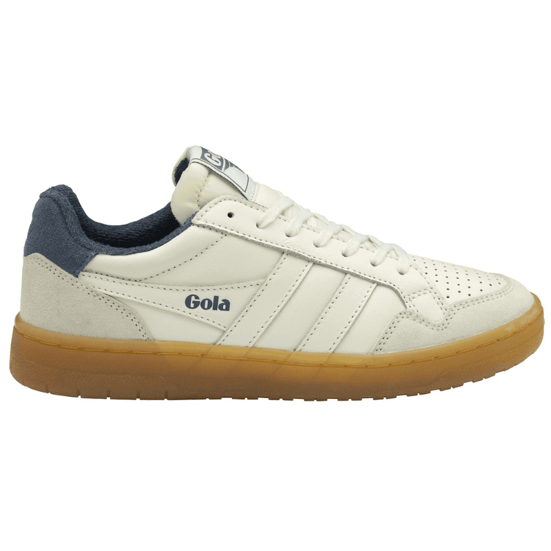 Womens Gola Eagle 86 Off White and Moonlight Blue Trainers - Off White