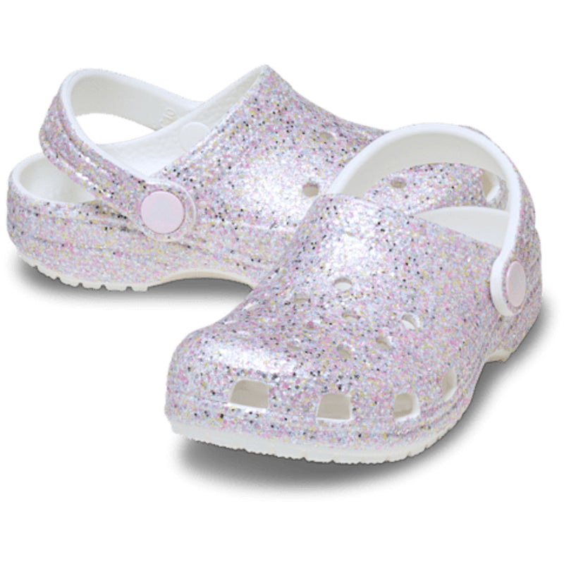 Toddler Crocs Fantasy Glitter Classic Clogs - Fantasy Glitter