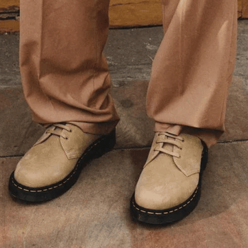 Womens Dr Martens 1461 Tumbled Shoes - Savannah Tan