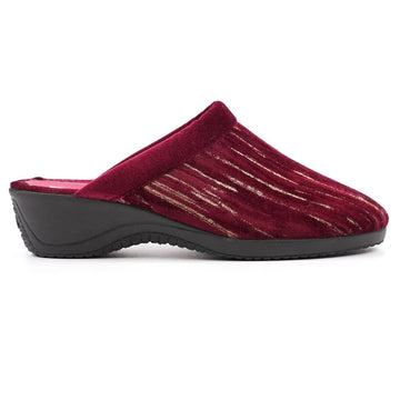 Womens Lunar Glenda Slippers - Burgundy