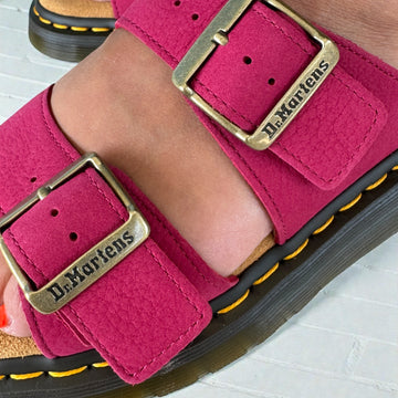 Womens Dr Martens Josef Buckle Mule Sandals - Pink