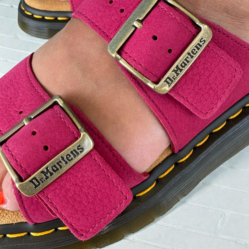 Womens Dr Martens Josef Buckle Mule Sandals - Pink