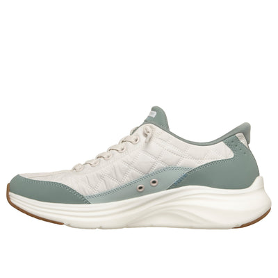 Womens Skechers 150404 Slip-In Contour Foam Trainer - Sage