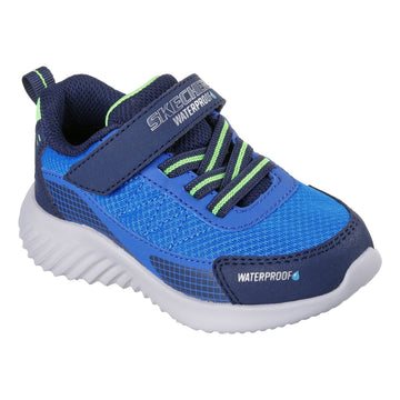 Toddler Boys Skechers Bounder - Venture Squad Navy / Blue Waterproof Trainers - Navy / Blue