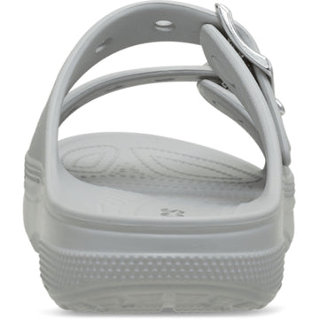 Womens Crocs 213316 Buckle Saturday Metallic Sandals - Atmosphere Grey