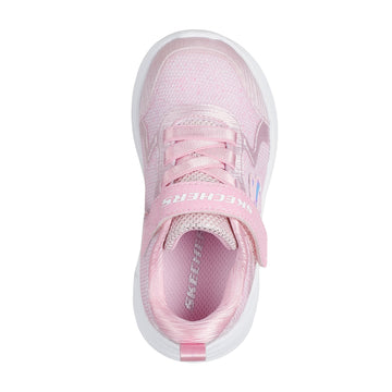 Girls Skechers 303557N Sparkle Wave 92 Trainer - Infant - Light Pink