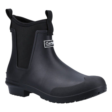 Womens Cotswold Grosvenor Ankle Wellingtons - Black