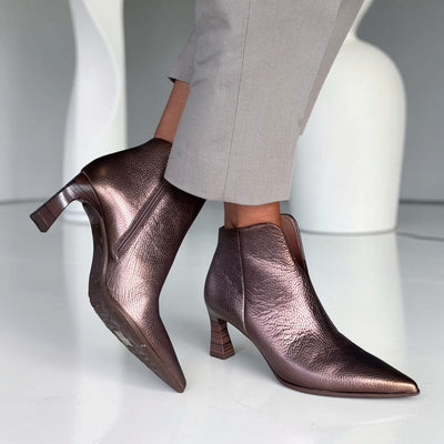 Womens Hispanitas 265076 Paris Ankle Boots - Taupe