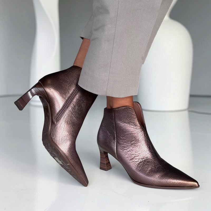 Womens Hispanitas 265076 Paris Ankle Boots - Taupe