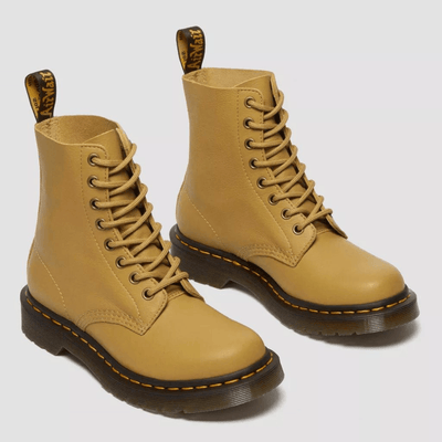 Womens Dr Martens 1460 Pascal Virginia Boots - Mustard