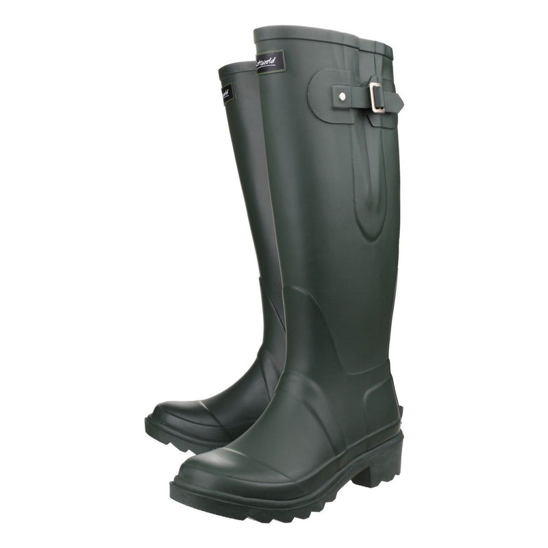 Unisex Cotswold Ragley Green Waterproof Wellingtons - Green