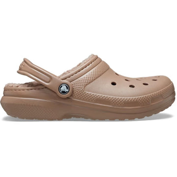 Womens Crocs Classic Lined Crocs - Latte