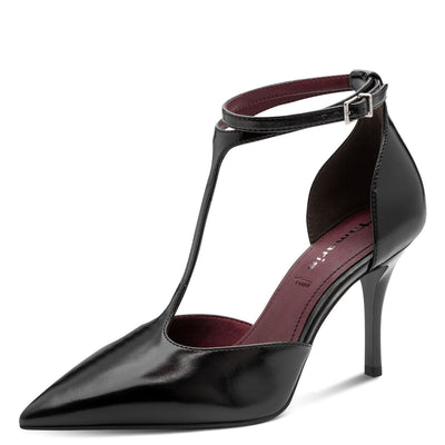 Womens Tamaris 22461 Black Court Shoes - Black