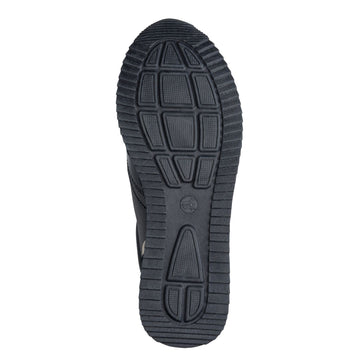 Womens Jana 23774 Side Zip Trainers - Navy