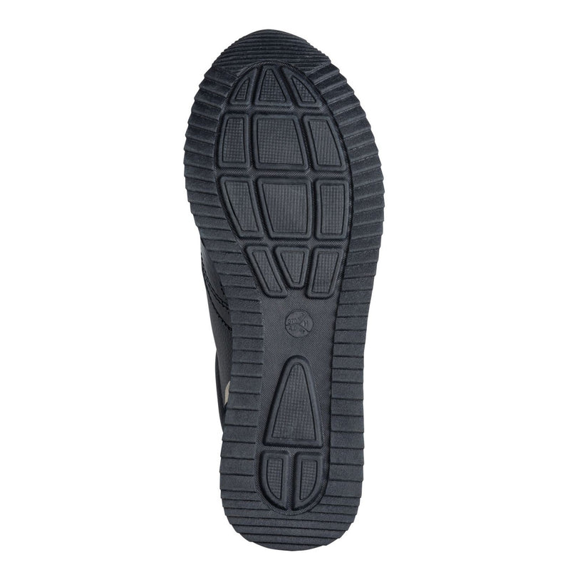 Womens Jana 23774 Side Zip Trainers - Navy