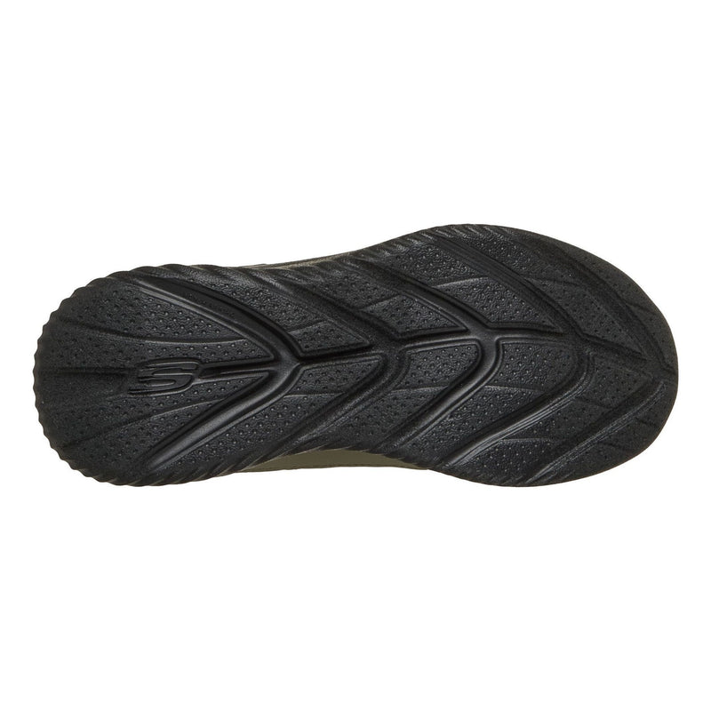 Little Kids Boys Skechers Bounder 2.0 - Aqua Pace Black / Olive Waterproof Trainers - Black / Olive
