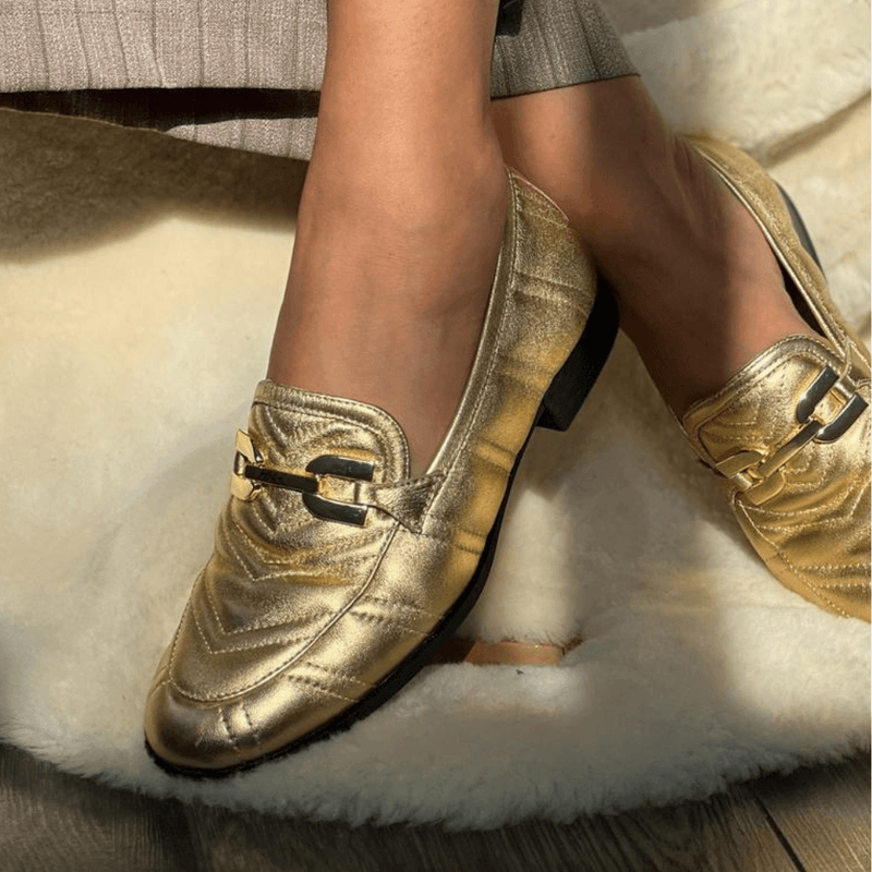 Womens Unisa Dexter Quilted Loafers