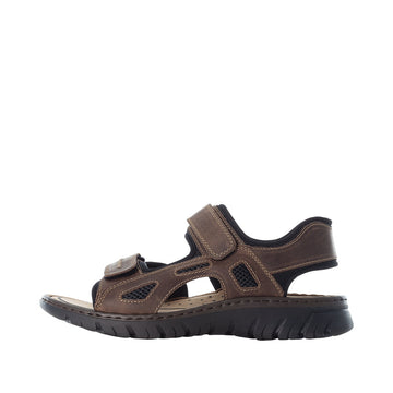 Mens Rieker 26761 Brown Sandals - Brown