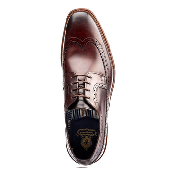 Mens Base London Havisham Washed Brown Brogues - Washed Brown