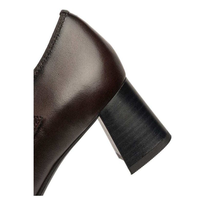 Womens Ara 52406 Audrey Block Heels - Chocolate Brown