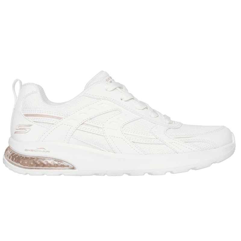 Womens Skechers Bobs Vision Air Tiered Trainers - White