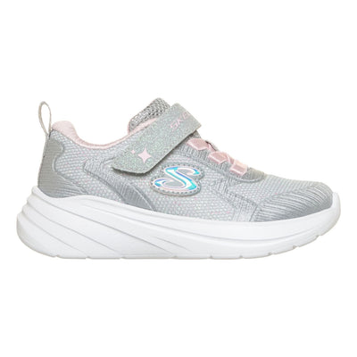 Toddler Girls Skechers Wave 92 Trainers - Light Grey