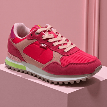 Womens Xti 145050 Mesh Sporty Trainers - Coral