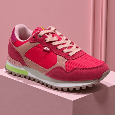 Womens Xti 145050 Mesh Sporty Trainers - Coral