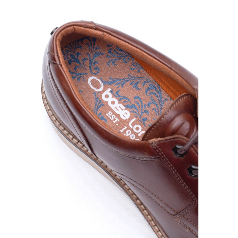 Mens Base London Langdon Casual Lace-up Shoes - Tan