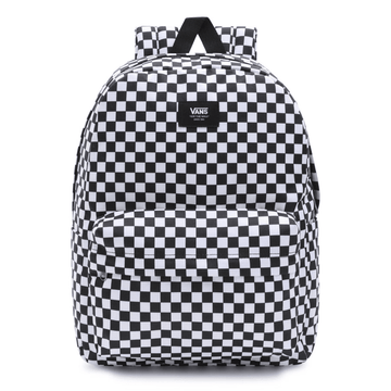 Vans Old Skool Black and White Check Backpack - Checkered