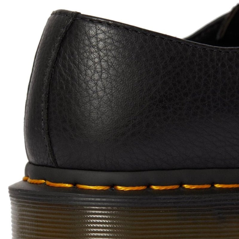 Girls Dr Martens 1461 Virginia Black Lace Up Shoes - Black