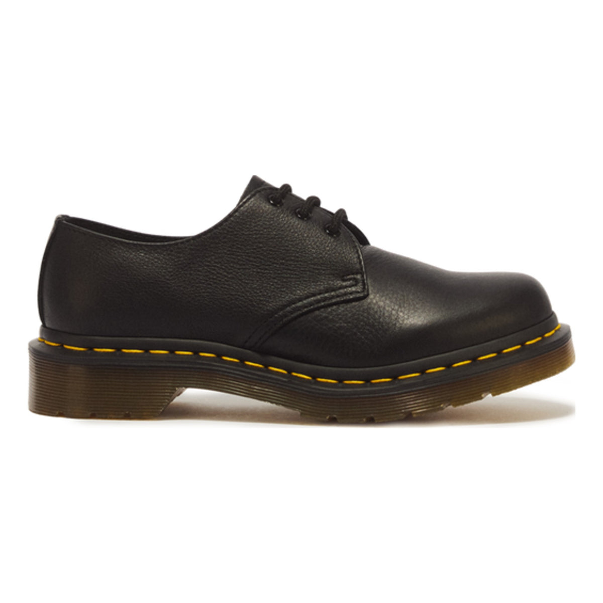Kids Dr. Martens 1461 Virginia Leather Black Oxford School Shoes