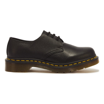 Kids Dr. Martens 1461 Virginia Leather Black Oxford School Shoes - Black