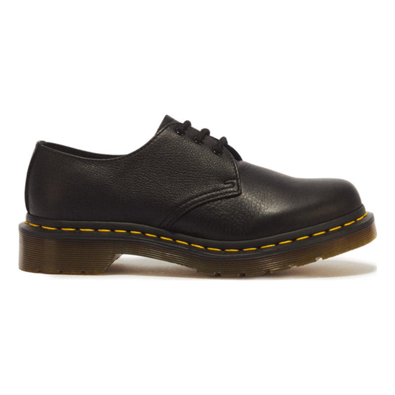 Kids Dr. Martens 1461 Virginia Leather Black Oxford School Shoes - Black