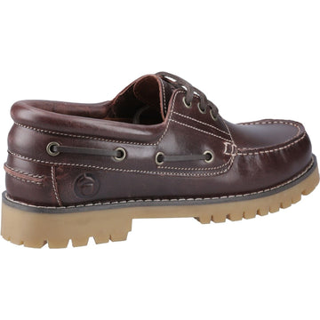 Mens Cotswold Inglecote Casual Lace-up Shoes - Brown Leather