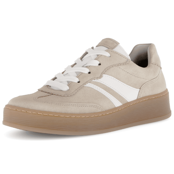 Womens Gabor Dahma Gumsole Trainers - Beige
