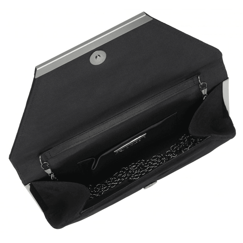 Lotus Elouise Black Diamante Clutchbag - Black
