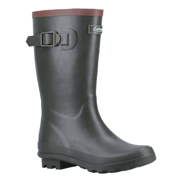 Kids Cotswold Bowldown Green Wellingtons - Green