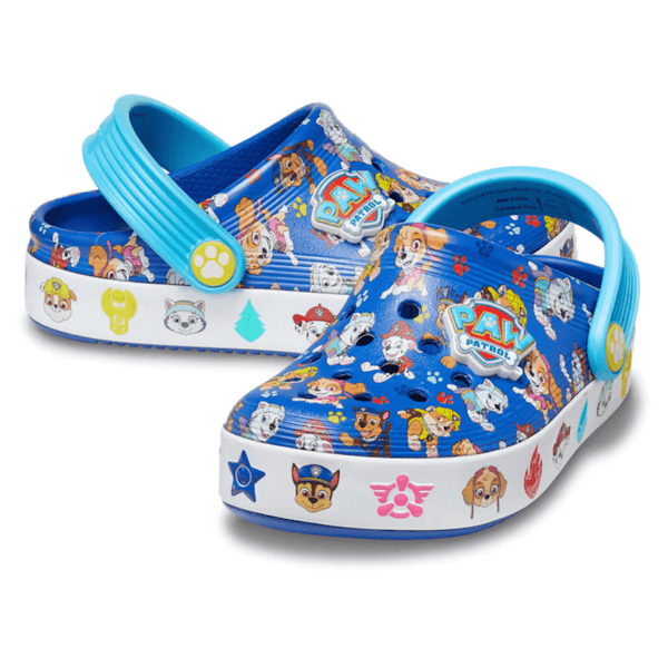 Junior Crocs Toddler Classic Paw Patrol Clogs - Blue