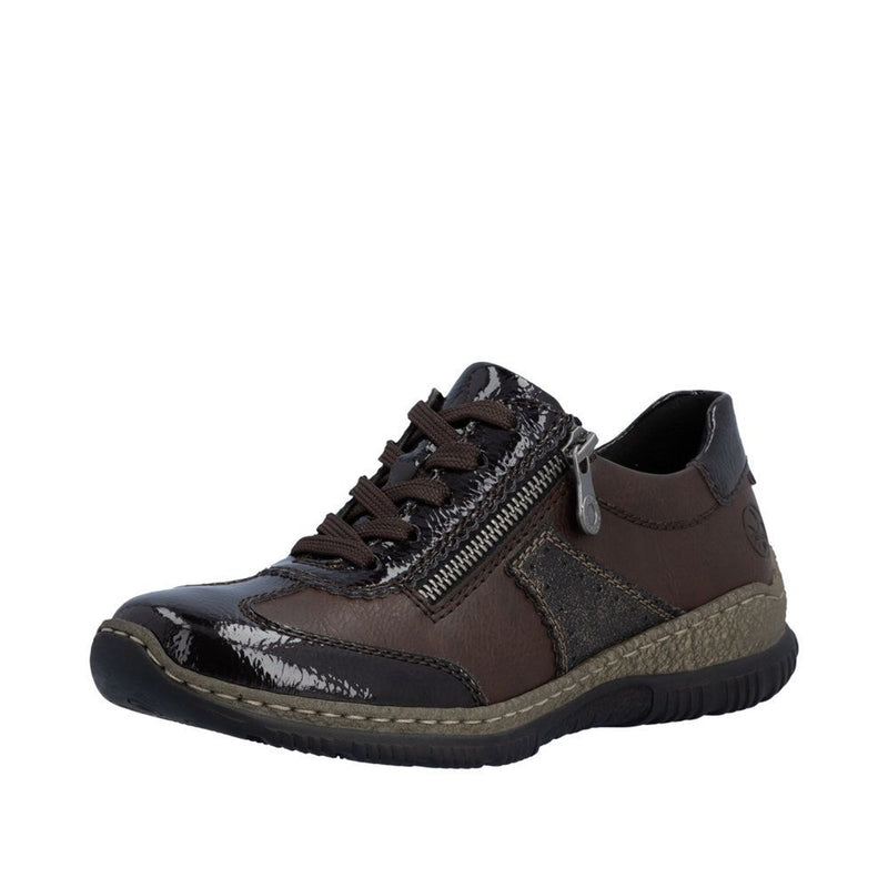 Womens Rieker N3200 Espresso Trainers - Espresso