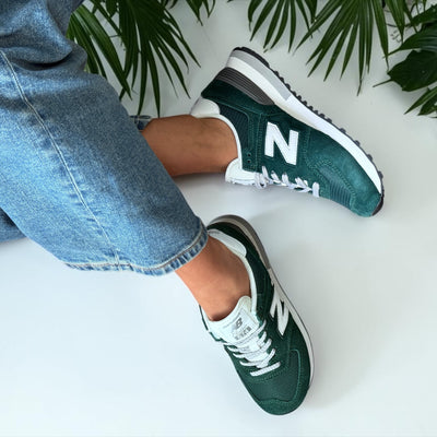 Unisex New Balance U574 Trainers - Nordic Green
