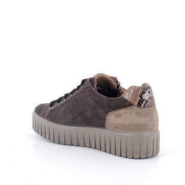 Womens Igi 2168622 Brown Side Zip Trainers - Brown